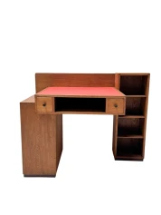 Art Deco Modernist Desk by P.E.L. Izeren for De Genneper Molen, 1920s 1